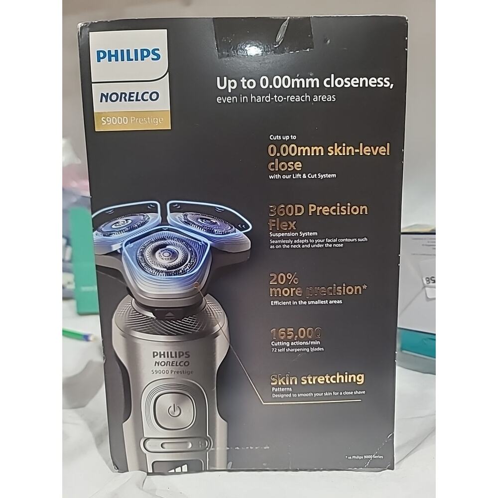 Philips Norelco S9000 Prestige Electric Shaver SP9883/83 for Dry/Wet